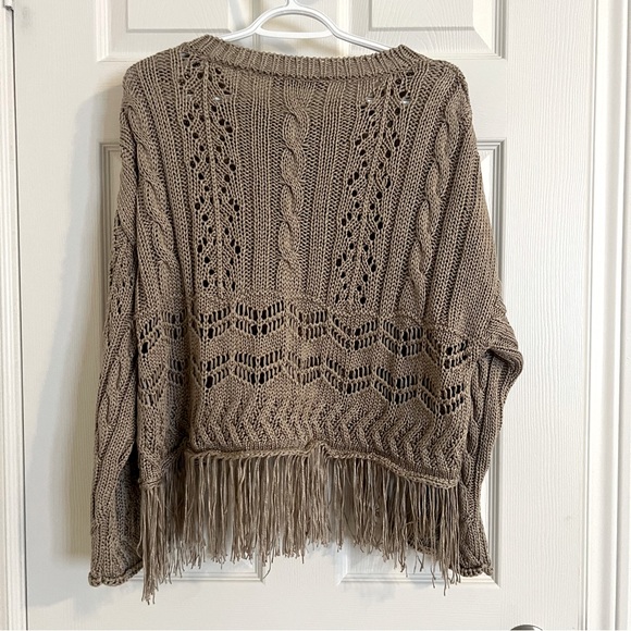 Zara knit fringe sweater - Picture 4 of 4